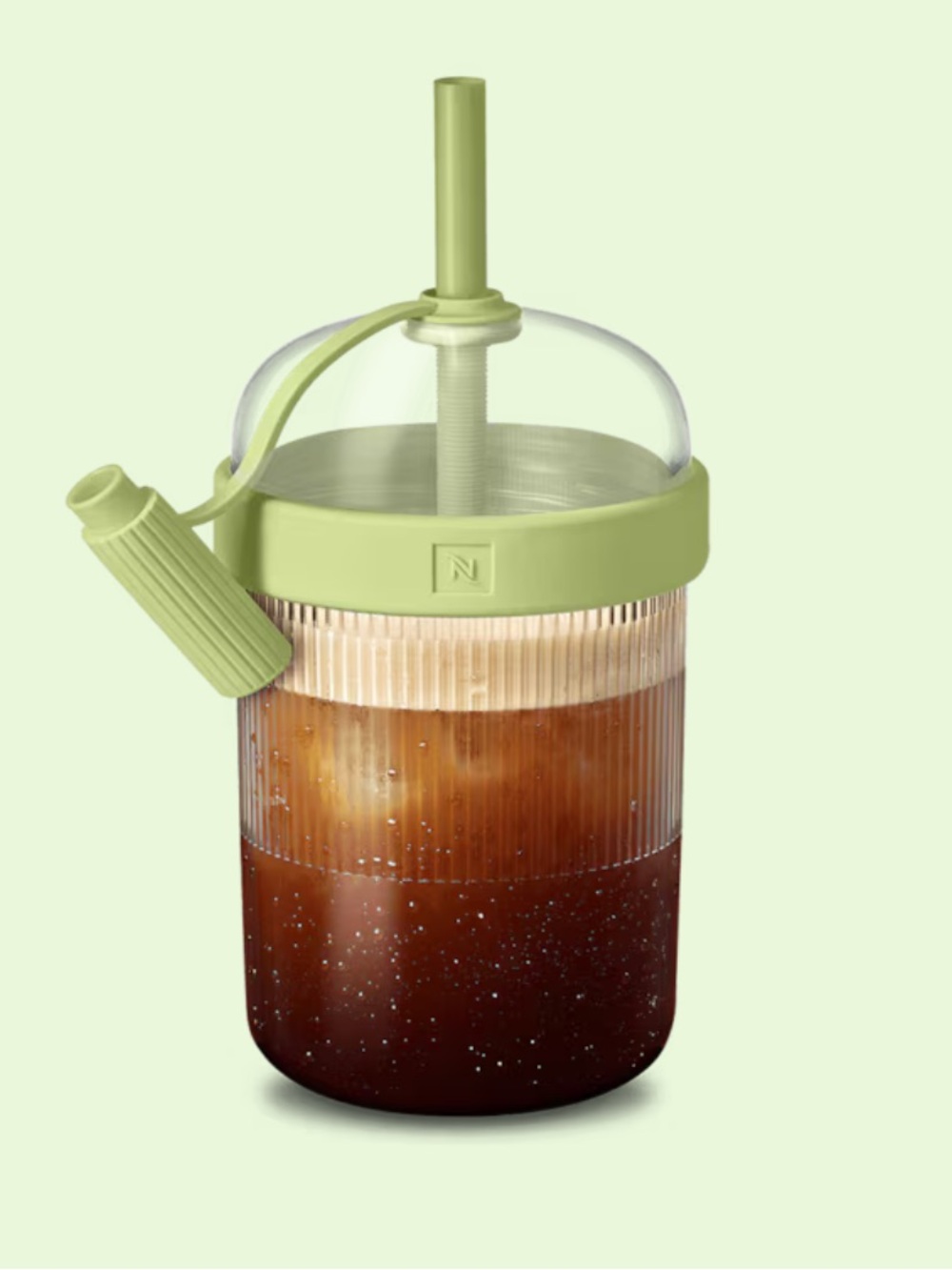 Nespresso x Federico Peri Large Ice Coffee Tumbler - Pistachio